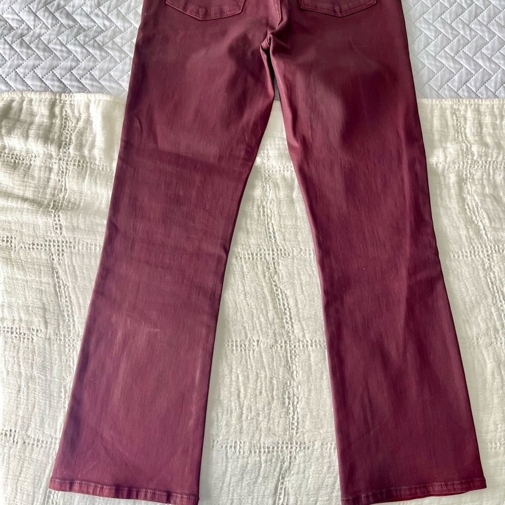 7 For All Mankind Deep Red Pants